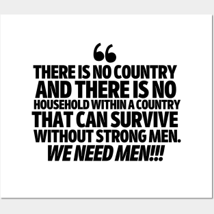 We need men! Posters and Art